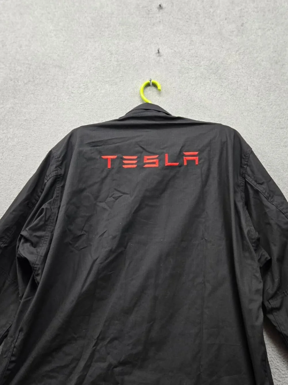 Tesla Model S Men Coat XL Black Propper BDU Ripstop Logo Embroidered NWT
